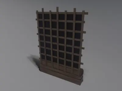 Decorative Mirror - Hall - Tree Heart Free 3D model