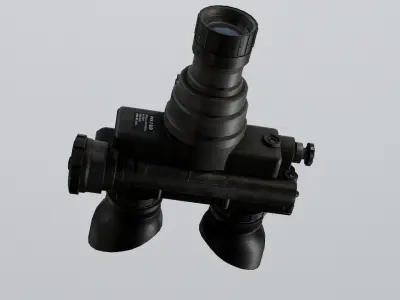 PSV 7 night vision goggles Low-poly 3D model