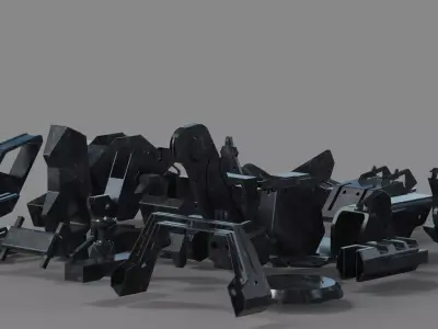 Kitbash VOL6 minipack hard surface  3D model