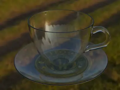 Glass Cup 3D model buy