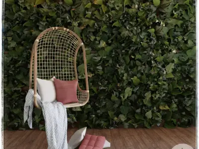 Cozy Nook 5 Blender Scene Free 3D model