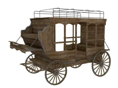 Carriage collection 3D model