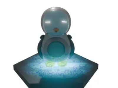 robot pinguino Free 3D model