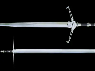 Swords Pack 10 Models Low-poly 3D model