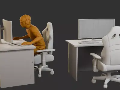Video Game Player VGP1 003 3D print model