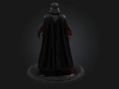 Dark Lord 3D Printable Statue Sith Warrior Collectible Figure 3D print model