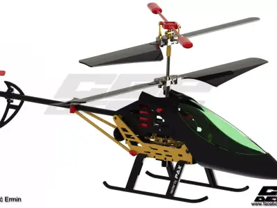 CGPdesign academyHelicopter toy- design by Huskic Ermin Free 3D model