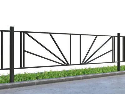 Lawn fences Part 2 3D model