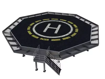 Heliport 3D model
