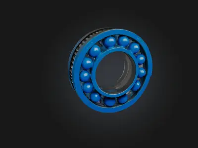 Bearing Low-poly 3D model