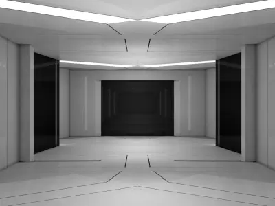 Sci Fi Interior 3D model 88