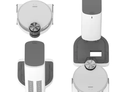 Samsung Jet Bot Robot AI Vacuum with Clean Station 3D model