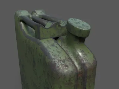 Jerry Can Low-poly 3D model