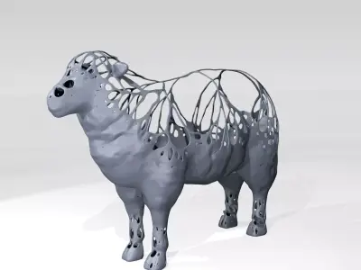 Sheep Dust Voronoi 3D model