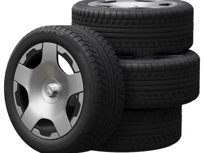 Mercedes wheels 3D model