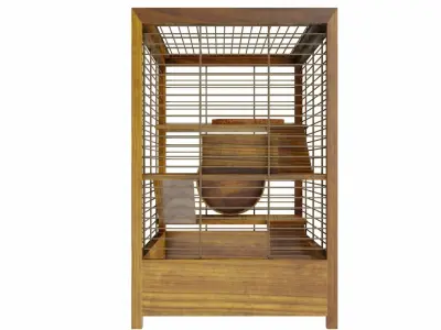 Hamster cage 3D model