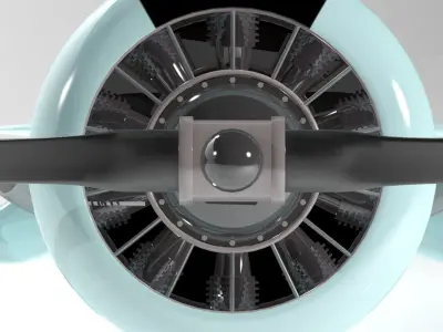 North American T-6 Texan Free low-poly 3D model