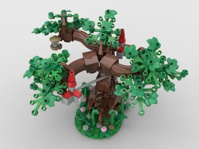 a super anying tree 3D model