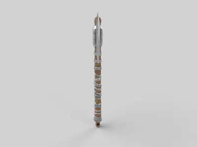  battle axe Low-poly 3D model purchase