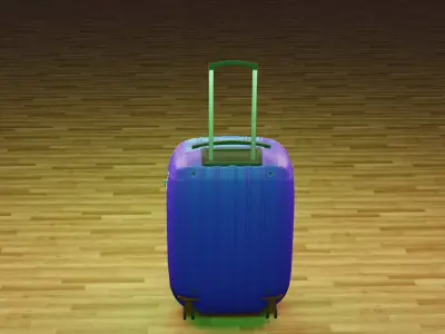 suitcase Low-poly 3D model