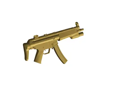 Heckler Koch MP5 RIFLE 3D model