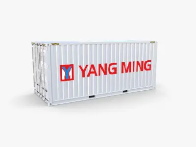 20ft Shipping Container Yang Ming 3D model