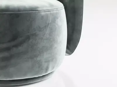 Swivel Armchair Free 3D model