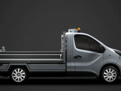 Opel Vivaro Tipper 2014 3D model