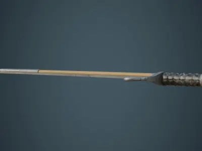 Sabre 1B Low-poly 3D model