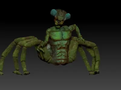 Insectorso  cartoon character  3D model