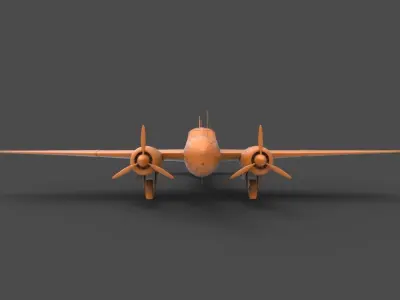 Mitsubishi G4M 3D print model