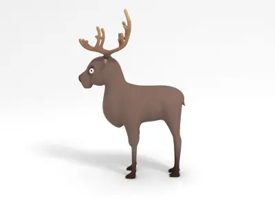 Deer Character Free 3D model