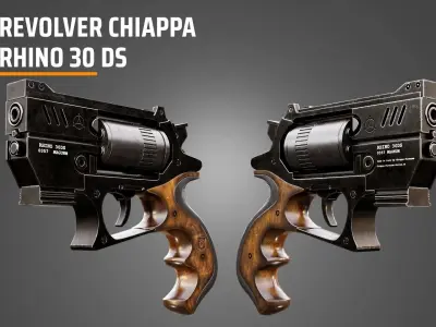 Revolver Chiappa Rhino 30 DS 3D model