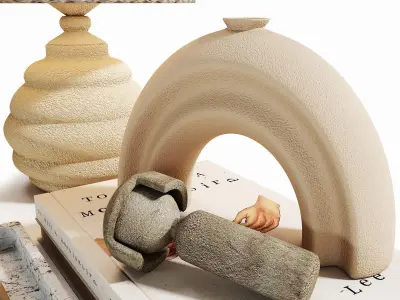 Decorative set 005 Free 3D model