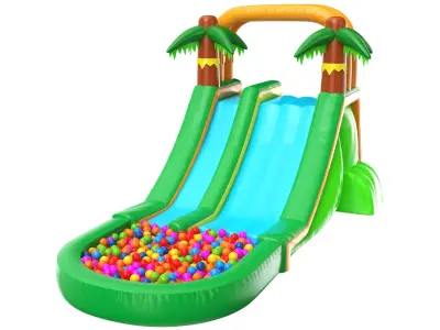 Inflatable Ball Pit Game 3D model