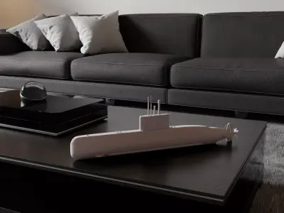 Printable Navy Submarine 3D print model