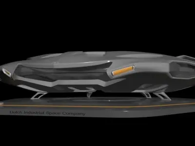 Dyson Bladeless Drone Concept - BossMaker 3D model