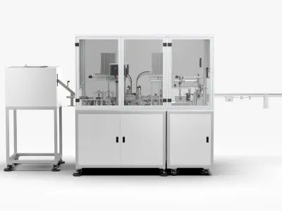 Fully Automatic Magnetic Bottom Assembly Machine 3D model