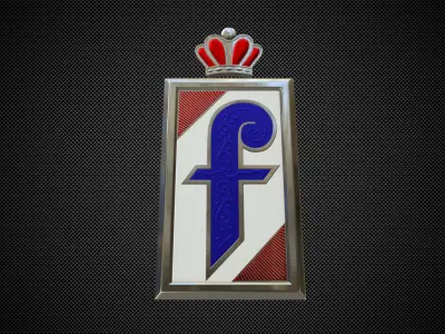 pininfarina logo 3D model