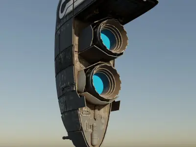 Scifi Kitbashing Set 3 3D model