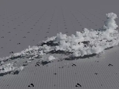VDB Cumulonimbus Cloud Field 11 3D model