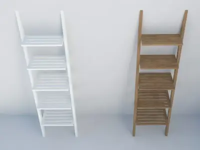 Ladder shelf Free 3D model
