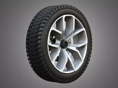 Ryker 2025 Wheel and Tire 3D model
