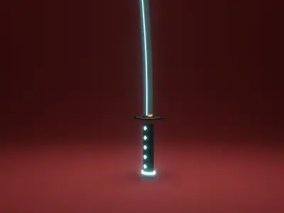 Katana Japanese Sword 3D model
