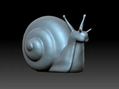 Figurine snail 3D print model