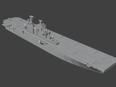 US Wasp Class Helicopter Carrier 3D print model