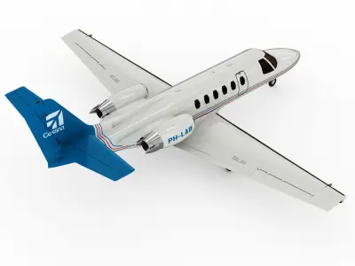 Cessna 550 Citation II 3D model
