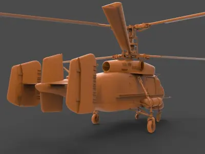 Ka - 25 3D print model