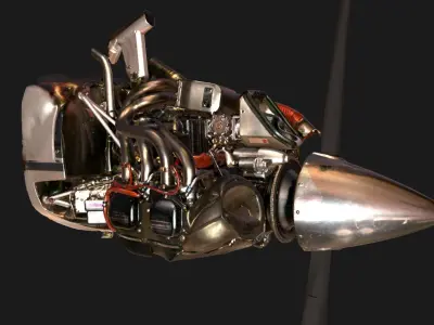 Engine scanned 3d models 3D model