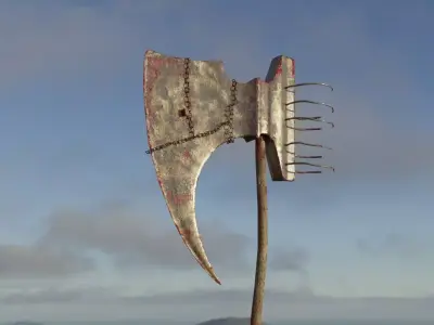 Bloody Executioners Axe 3D model